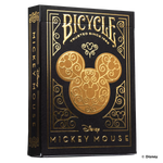 BICYCLE MICKEY MOUSE BLACK & GOLD PLAYING CARDS