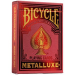 BICYCLE - METALLUXE RED PLAYING CARDS