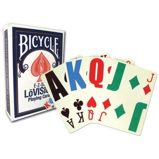 BICYCLE E-Z-SEE LOVISION PLAYING CARDS