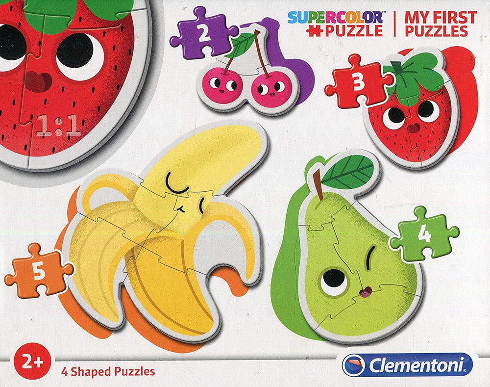 2-3-4-5 MY FIRST PUZZLES FRUITS