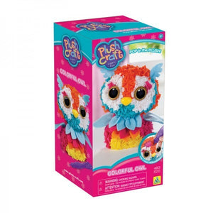 
                
                    Load image into Gallery viewer, PLUSH CRAFT - COLOURFUL OWL
                
            