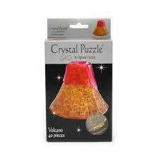 3D CRYSTAL PUZZLE: VOLCANO