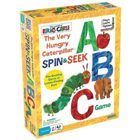 THE VERY HUNGRY CATERPILLAR SPIN & SEEK ABC GAME
